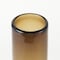Homeroots 12" Brown Cylinder Crystal Glass Table Vase 397575 - alternate 4