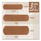 Band-Aid OurTone Adhesive Bandages, BR45, 2.25 x 0.63; 3 x 0.75; 3 x 1, Light Brown, 30PK 119585 - alternate 11