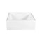 Kingston Brass 60-Inch Acrylic Rectangular 3-Wall Alcove Tub Combo w/ Waste and Overflow Drain, Right Hand Drain CVTAP603222R1 - alternate 1