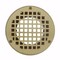 Jones Stephens 3-1/2in. IPS Metal Spud with 6in. Polished Brass Round Strainer D60993 - alternate 2