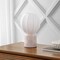 Jonathan Y Valarie 10.25" Contemporary Modern Checkerboard Ceramic w/Ribbed Cocoon Globe Shade LED Mini Table L JYL4203A - alternate 7