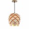 Jonathan Y Simon 11.75" Pinecone Wood LED Pendant, Natural/Black JYL6125A - alternate 8