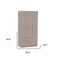 Homeroots 35" Light Gray Two Drawer Combo Dresser 534935 - alternate 10