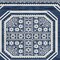 Homeroots 10' X 14' Navy Blue And Ivory Geometric Washable Indoor Outdoor Area Rug 610840 - alternate 8
