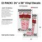 Signmission Popcorn, Vinyl Decals Only 24 Inch x 36 Inch, Vinyl Decal, 2PK DSB-2436-2PACK-Popcorn - alternate 2