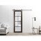 Sartodoors Sturdy Barn Door Frosted Tempered Glass Planum 2132 28x84 Solid Core Modern Interior PLANUM2132BD-S-CA-28 x 84 - alternate 6