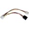 Tripp Lite Serial ATA Cable, 4 Pin M/F, 15 Pin, 6" P945-06I - alternate 1