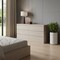 Homeroots 63" Beige Wood Six Drawer Double Dresser 714491 - alternate 3