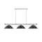 Z-Lite Vanguard Brushed Nickel 3 Light Billiard 3050-3BN-SMB - alternate 5