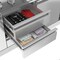 Koolmore Reserve Outdoor Kitchen Island with Grill and Side Burner, Sink, Cabinet and Refrigerator KM-OKS-BQHUB - alternate 7