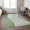 Homeroots 3' X 5' Olive Green And Gray Abstract Washable Indoor Outdoor Area Rug 582014 - alternate 6
