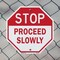 Signmission Stop Proceed Slowly, 6 inch X 6 inch, Plastic Sign, 2PK OC-P-2PACK-6-272 - alternate 7