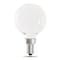 Feit Electric G16.5 E12 Candelabra Filament LED Bulb Soft White 40 Watt Equivalence 2 pk BPG1640W927FIL2 - alternate 1