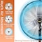 Edendirect Outdoor Fan, Wall Mount, 24 in Blade Dia, 120V, 6,900/7,300/8,900 cfm IR-FANOW24S - alternate 8