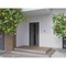 Vdomdoors Aluminum Door with Hidden Handle Hiddex 0155 Ardesia Nero Entry Steel Metal Modern Painted W36xH80 HIDDEX0155EXD-BLK-W36xH80-LH-I - alternate 3