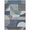 Homeroots 5' X 8' Gray Blue And Ivory Geometric Washable Indoor Outdoor Area Rug 616725 - alternate 6