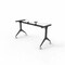 Lorell Spry Nesting Training Table Base, 2 Legs, 29.5" Height, Black LLR60738 - alternate 2