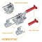 Powertec Toggle Clamp, 2000 lbs Cap., 40341 Adj. U Bolt Latch, Antislip Hand Grip20306 20306N - alternate 6