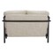 Homeroots 50" Beige Polypropylene Sofa 667660 - alternate 6