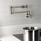 Kingston Brass Wall Mount Pot Filler Faucet, Antique Brass KS4103CG - alternate 4