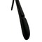 Nahanco 17in Low Gloss Black Wooden SlimLine Jacket Hanger w/ Brushed Chrome Hook, 25PK SL23217 - alternate 2