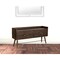 Homeroots 63" Brown Solid Wood Four Drawer Double Dresser 473102 - alternate 6