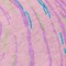 Homeroots 5' X 8' Pink Green And Teal Blue Abstract Washable Indoor Outdoor Area Rug 600247 - alternate 5