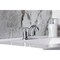 Kingston Brass Double-Handle 4" Centerset Bathroom Faucet with Pop-Up Drain, Polished Chrome FB5611CML - alternate 6