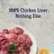 Stewart 3 Oz. Pouch Freeze-Dried Chicken Liver Dog Treat 400962 - alternate 4