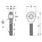 Auveco Rod End Ball Joint -Male 10-32 Thread Size 12268 - alternate 2