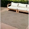 Homeroots 9' X 12' Beige Geometric Stain Resistant Indoor Outdoor Area Rug 531628 - alternate 1
