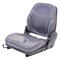Uni Pro 481 Seat Top Assembly | Gray Vinyl 8811 - alternate 1