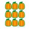 Eureka Fall Pumpkin Giant Stickers, 36-Piece Set, 12PK 650808 - alternate 1