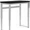 Homeroots Adjustable Black and Gray Wood and Metal Sled Computer Desk 490020 - alternate 9