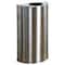 Rubbermaid Commercial Half Round 12 gal Half-Round Indoor Metal Can, Stainless Steel, None, Stainless Steel FGSO12SSSPL - alternate 1