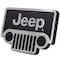 Plasticolor Fits 2 114 Receiver Jeep Logo BlackSilver Metal 002291R01 - alternate 1