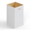 Regal Altair 40 Gallon Corrugated Cardboard Disposable Trash Container, White, Heavy-Duty Event Waste Receptacle ZR-TC-2000 - alternate 8