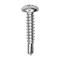 Auveco #8 x 1in Phillips Pan Head Number 2 Teks Screw - Zinc, 100PK 11904 - alternate 1