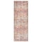 World Rug Gallery Transitional Distressed Machine Washable Non Slip Runner Rug 2 ft 6 in x 10 ft Multi 6030MULTI2X10 - alternate 9