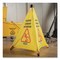 Carlisle Foodservice Pop-Up Caution Cone, 18 x 22.25 x 20, Yellow 3694204 - alternate 5