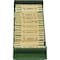 Controltek Coin Trays for Dimes, Stackable, 10 Coin Compartment(s), Green, Plastic, 2PK 560562 - alternate 1