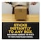 Scotch BOX LOCK Shipping Tape, 3" Core, 1.88" x 38.2 yds, Clear, 6PK 3950S-6 - alternate 6