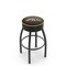 Holland Bar Stool Co 30" Western Michigan Cushion Seat, Blk Wrinkle Base Swivel Bar Stool L8B130WestMI - alternate 1