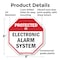 Signmission Protected By Electronic Alarm Syste, 6 Inch X 6 Inch, Plastic Sign OC-P-6-183 - alternate 4