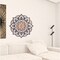 Homeroots Black And Copper Solid Wood Geometric Mandala Wall Decor 488408 - alternate 3