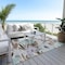 Homeroots 9' X 12' Taupe And Lilac Floral Washable Indoor Outdoor Area Rug 611002 - alternate 7