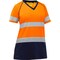 Bisley ANSI Type R Class 2 Women's Short Sleeve T-Shirt with Navy Bottom 312W1118T-ON/XL - alternate 1