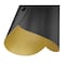 Z-Lite Salone 1 Light Pendant, Matte Black/Matte Black Outer, Gold Inner, 18 In W x 19.5 In H 1951P18-MB - alternate 5