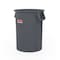 Suncast Commercial 20 GALLON UTILITY TRASH CAN with HANDLES, GRAY TCU20 - alternate 1