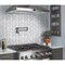 Apollo Tile White 10.2 in x 11.8 in Ceramic Glossy Wall Mosaic Tile 4.18 sqft/case, 5PK APLCMC8802A - alternate 10